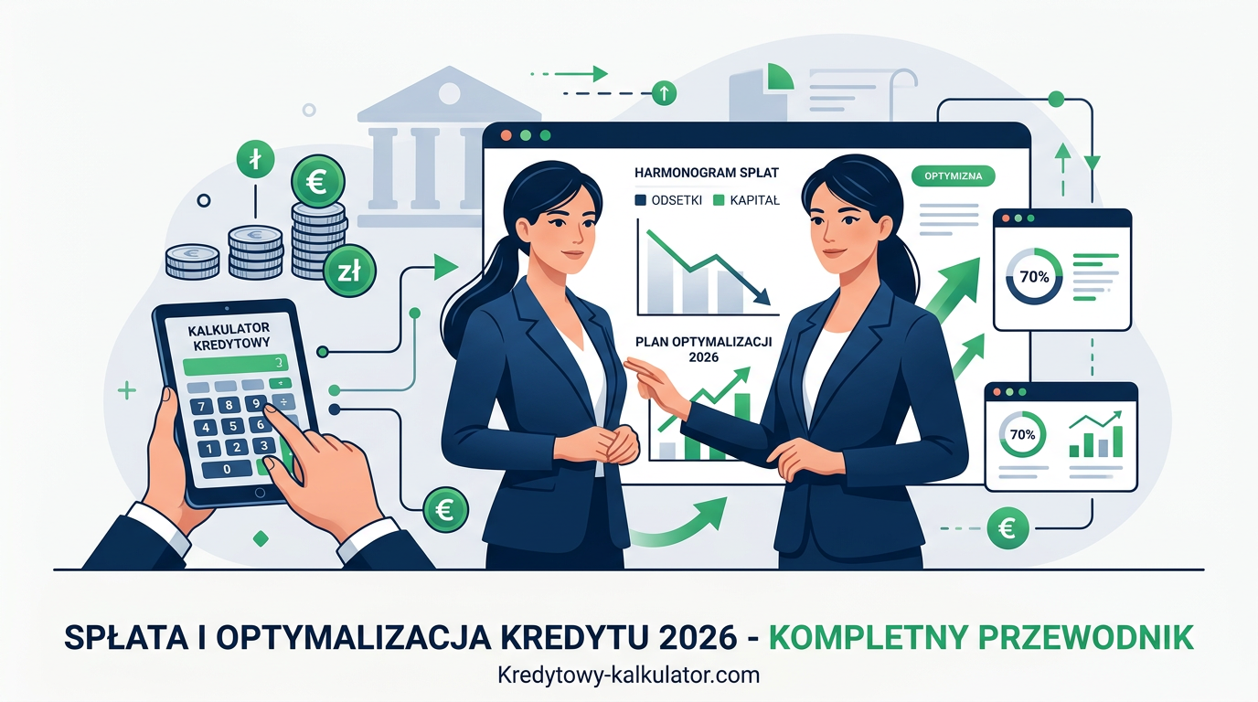 Spłata i optymalizacja kredytu 2026 - kompletny przewodnik - Kredytowy-kalkulator.com